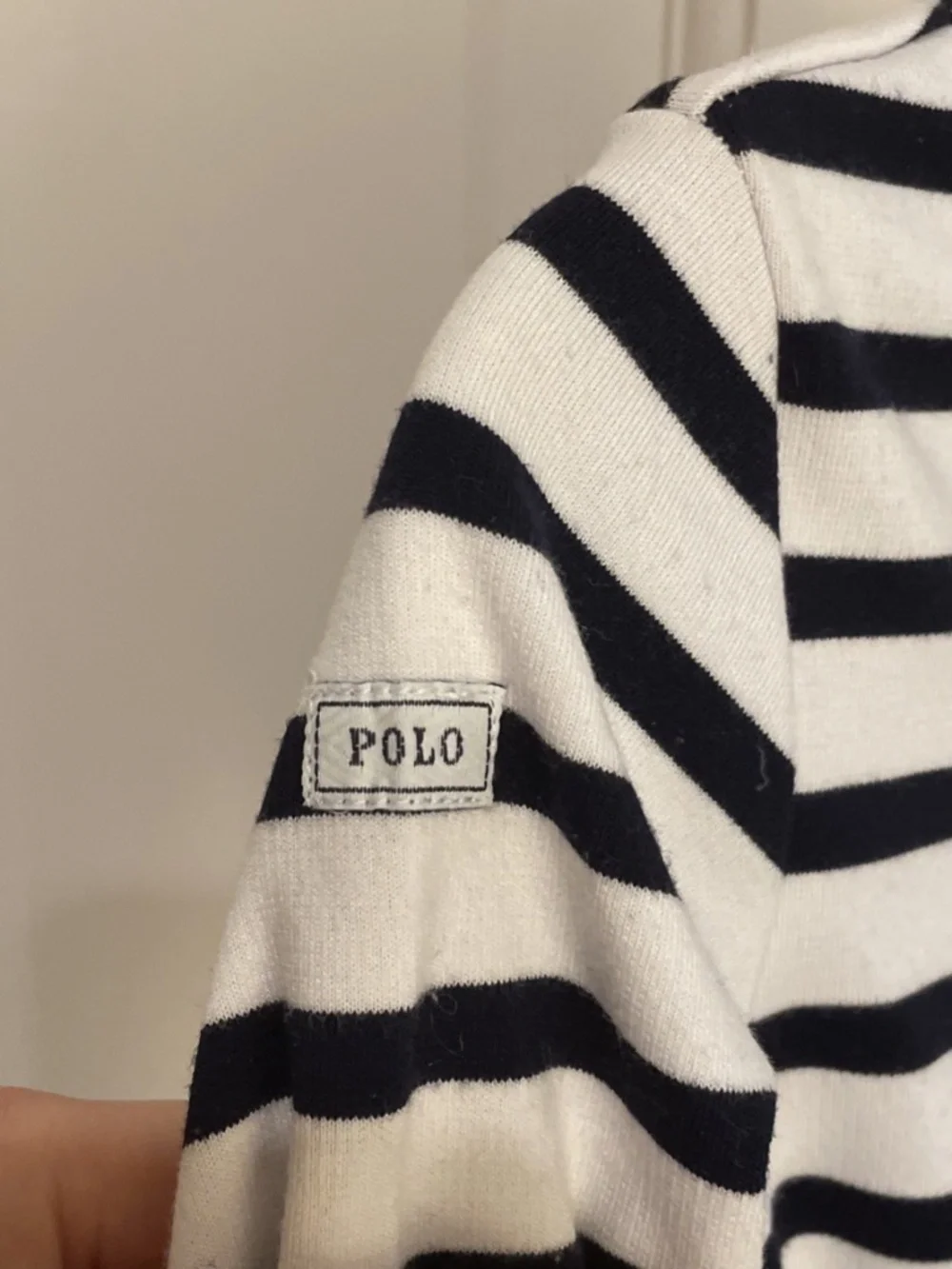 Ralph Lauren 2T Navy Striped Dress with Grosgrain Belt